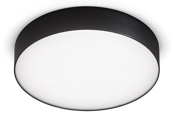 Plafoniera moderna gea led cloe 35 gpl272n led alluminio nero opaco lampada soffitto - Gea Led