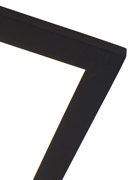 Pannello LED moderno nero 40 cm con LED - Liv