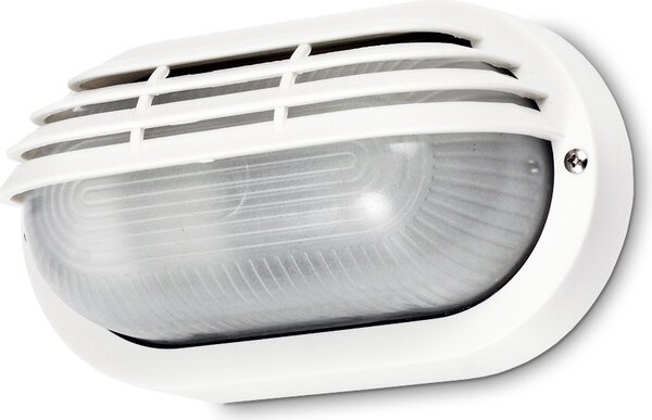 Lampada da esterno ROMA lampada da parete per ingresso E27 IP44 bianco illuminazione casa illuminazione parete giardino luce cantina
