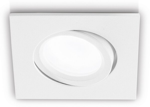 Faretto incasso gea led gfa051 gu10 led orientabile alluminio - Gea Led