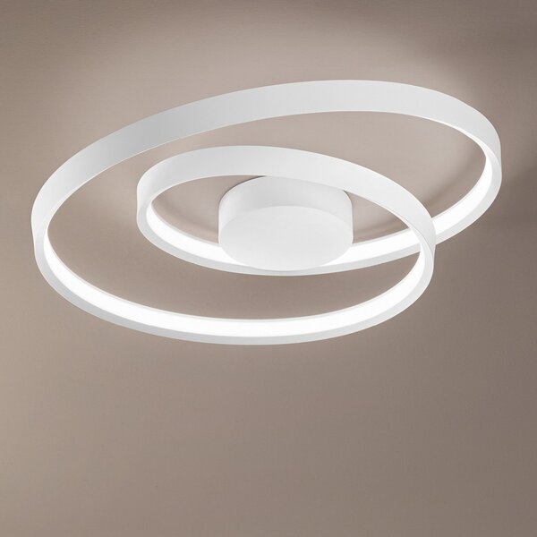 Plafoniera moderna perenz ritmo 6617 b ct led lampada soffitto bianco - Perenz