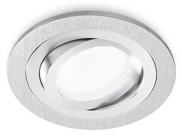 Faretto incasso gea led gfa090 gu10 led orientabile cartongesso tondo moderno - Gea Led
