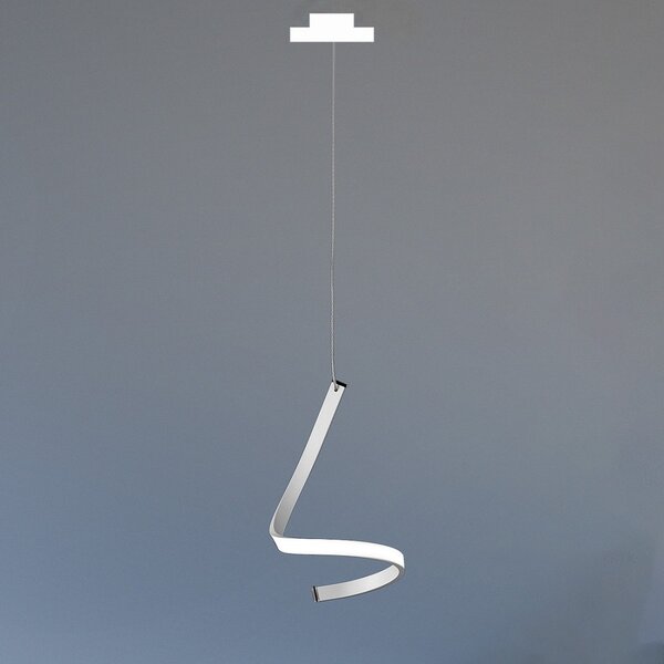 Lampadario moderna fratelli braga tape 2133 s1 led metallo sospensione - Fratelli Braga