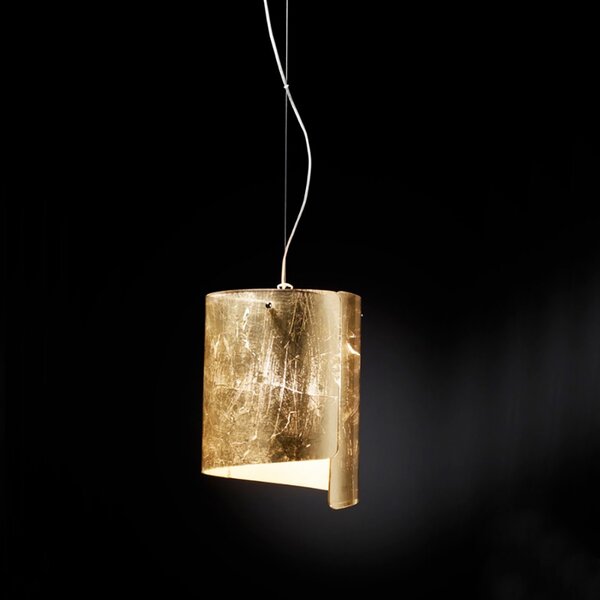 Lampadario classico selene illuminazione papiro 0385 033 006 e27 led vetro sospensione - Selene Illuminazione
