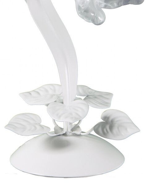 Abat-jour classica padana lampadari shabby chic 1104 l1 e14 led metallo vetro lampada tavolo - Padana Lampadari