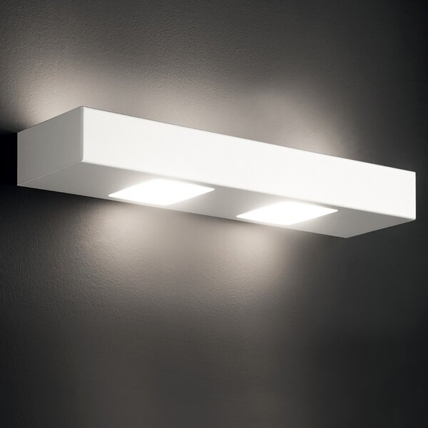 Applique moderna illuminando up-down 3+2 sl gx53 led metallo biemissione lampada - Illuminando