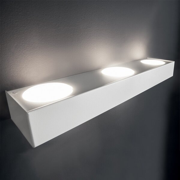 Applique moderna illuminando up-down 3+2 sl gx53 led metallo biemissione lampada - Illuminando