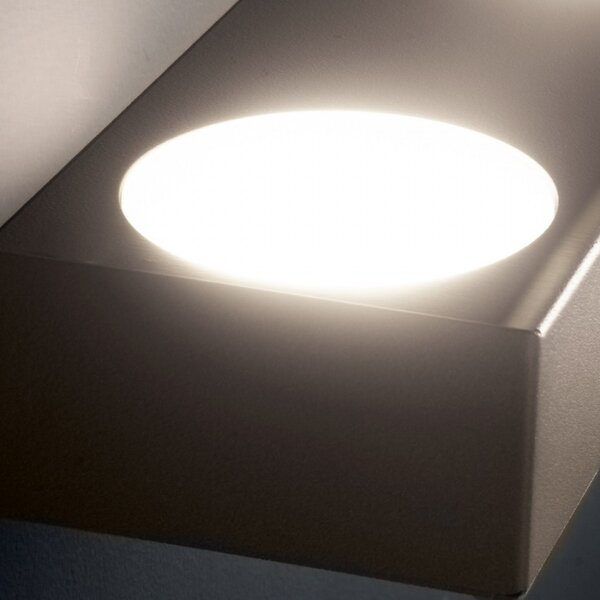 Applique moderno illuminando up up3sl gx53 led metallo monoemissione parete - Illuminando