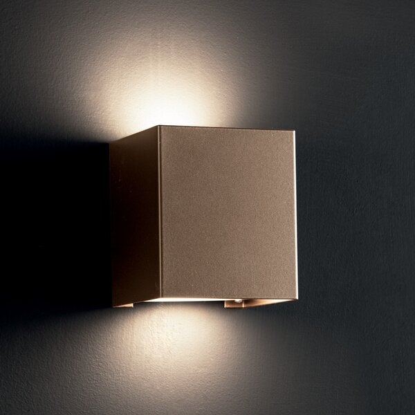 Applique moderno illuminando lei leigx53sl gx53 led lampada parete metallo biemissione monoemissione - Illuminando