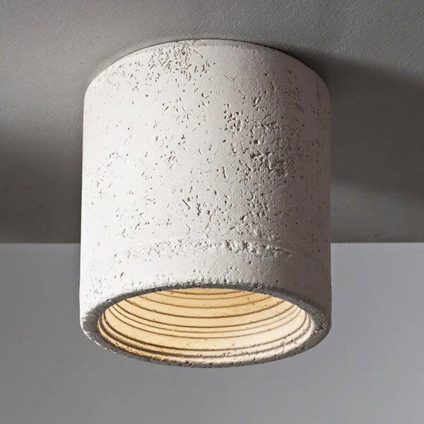 Plafoniera rustica toscot carso 982 gu10 led terracotta lampada soffitto artigianale - Toscot
