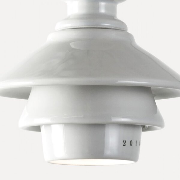 Lampadario toscot battersea 952 s e27 led 16cm ceramica sospensione artigianale rustica interno - Toscot