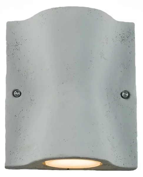 Applique toscot lido 1072 gx53 7w led ip55 terracotta lampada parete biemissione refrattaria rustica esterno - Toscot