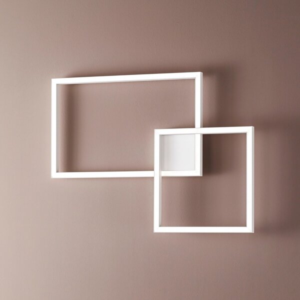 Applique moderna perenz cross 6595 b ctd led bianco dinamico lampada parete soffitto - Perenz