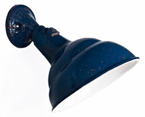 Applique toscot torino 831 e27 led 28cm maiolica toscana lampada parete artigianale rustica - Toscot
