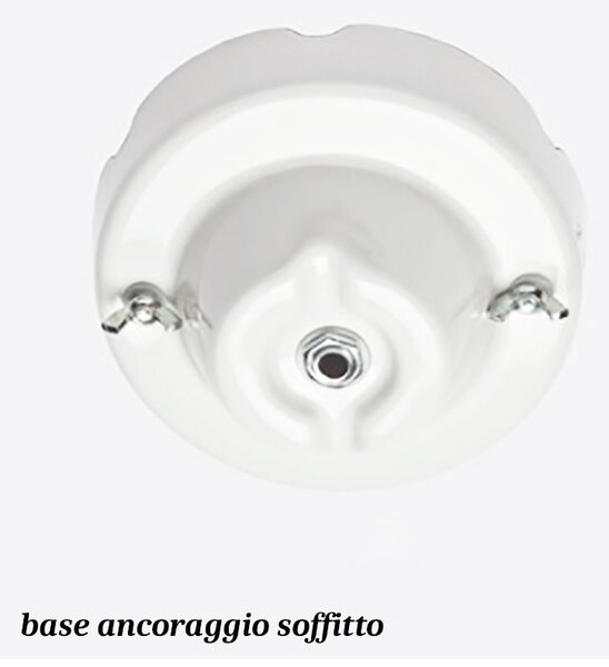 Lampadario toscot battersea 951 s e27 led 7.5cm ceramica sospensione artigianale rustica interno - Toscot