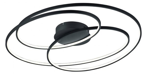 Plafoniera trio lighting gale 50w led 5250lm 3000°k 80cm dimmerabile lampada soffitto ultramoderna interno - Trio Lighting