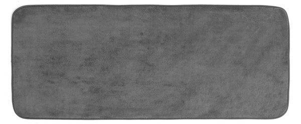 Tappetino bagno antracite 50x120 cm Vitamine - douceur d'intérieur