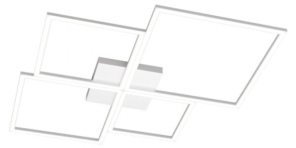 Plafoniera top light four squares 1162 90 led 8600lm lampada soffitto ultramoderna - Top Light