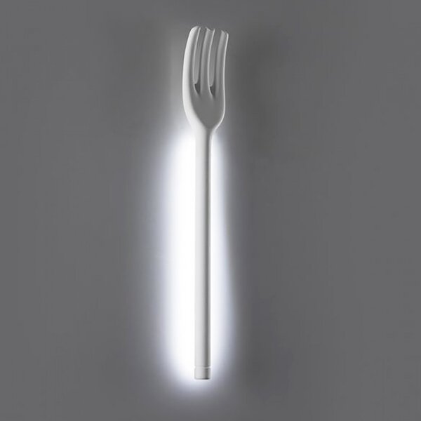 Applique belfiore 9010 fork 2516d 3002 led ceramica cristaly verniciabile lampada parete forchetta classica moderna - Belfiore - 9010