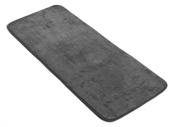 Tappetino bagno antracite 50x120 cm Vitamine - douceur d'intérieur