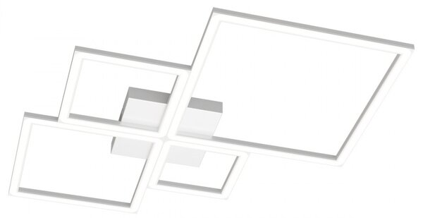 Plafoniera top light four squares 1162 led 6400lm lampada soffitto ultramoderna - Top Light