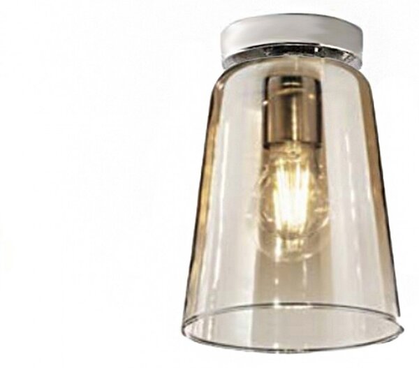 Plafoniera top light shaded 1164cr pl1 e27 led vetro colorato lampada soffitto moderna - Top Light