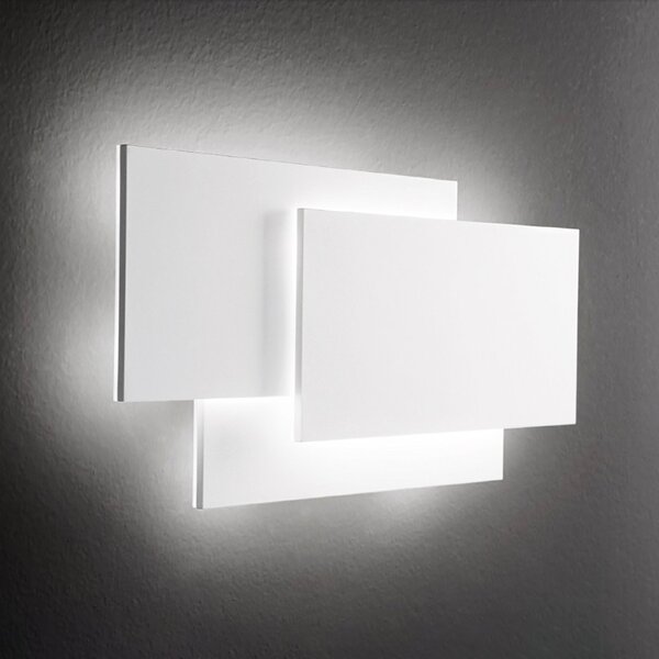 Applique moderno perenz dip 6750 b lc led lampada parete alluminio - Perenz