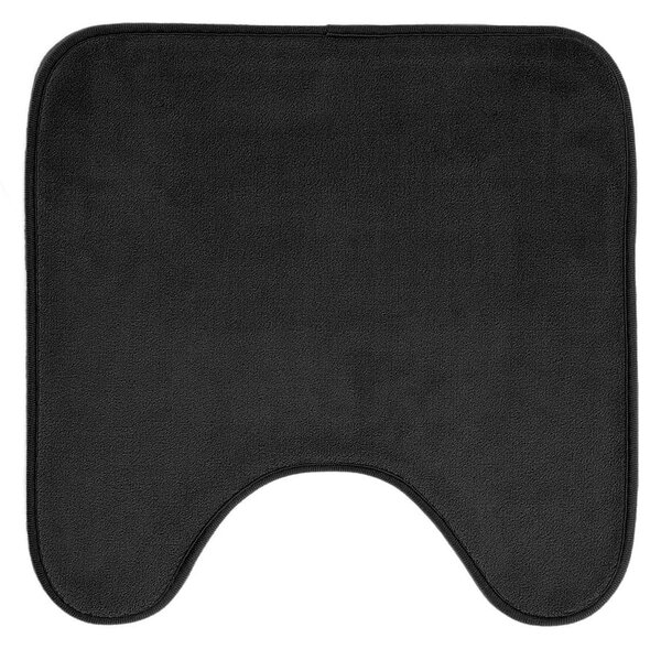 Tappeto da bagno nero 45x45 cm Vitamine - douceur d'intérieur