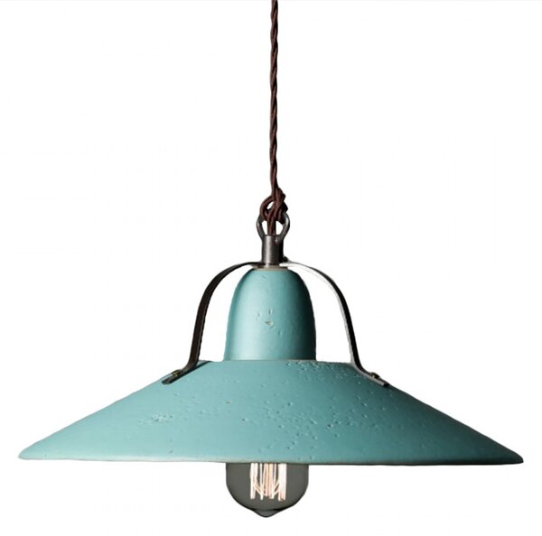 Sospensione toscot asiago 1130 25 led e27 lampadario classico rustico maiolica toscana artigianale interni - Toscot