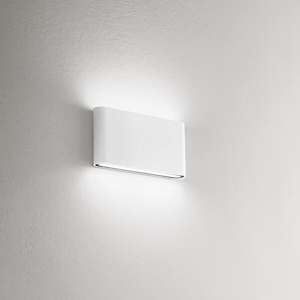 Applique esterno gea led taarhi 175 ges880c ip54 led 3000°k alluminio lampada parete esterno biemissione - Gea Led