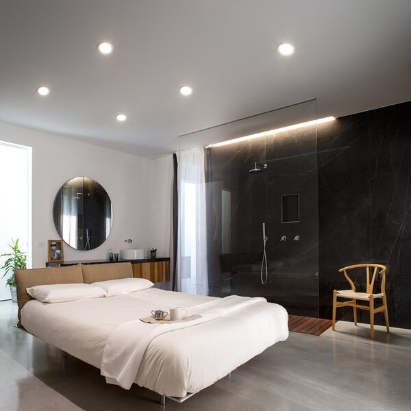 Faretto incasso gea led maia r gfa750c 6w led termoplastico lampada soffitto cartongesso interno - Gea Led