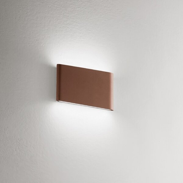 Applique esterno gea led taarhi 175 ges882c ip54 led alluminio lampada parete classica biemissione - Gea Led