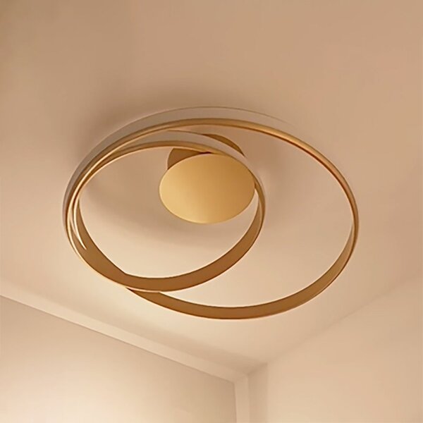 Plafoniera classica redo group torsion 01 4358 led alluminio dimmerabile - Redo Group