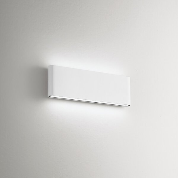 Applique esterno gea led taarhi 280 ges883c ip54 led 3000°k alluminio lampada parete moderna biemissione - Gea Led