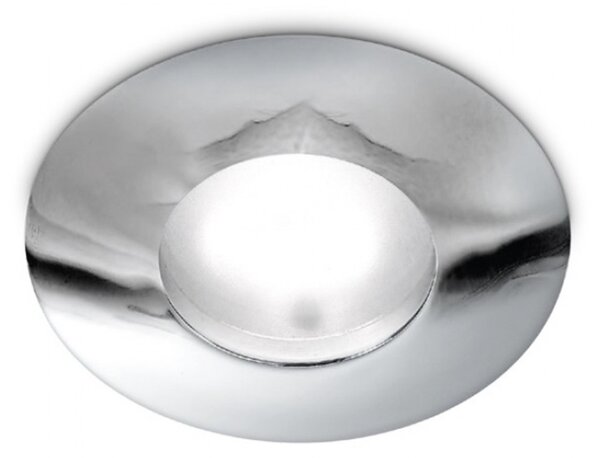 Faretto incasso moderno gea led aurora r gfa371 ip65 gu10 led spot cromo tondo interno esterno - Gea Led