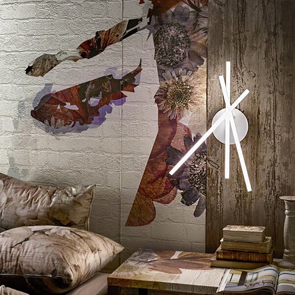 Applique moderno gea luce tullia p3 30w led 3000°k alluminio lampada parete soffitto - Gea Luce