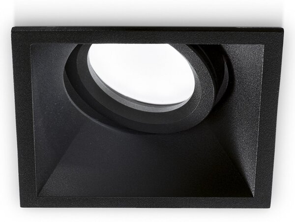 Faretto incasso gea led helios q gfa241 gu10 7w led ip20 orientabile alluminio spot direzionabile cartongesso quadrato - Gea Led