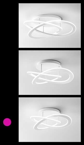 Plafoniera led gea luce yara pp c 30w led alluminio lampada soffitto moderna - Gea Luce