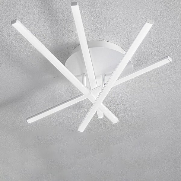 Plafoniera moderno gea luce tullia p4 40w led 3000°k alluminio lampada soffitto parete - Gea Luce