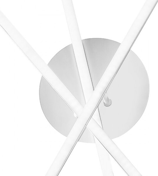 Applique moderno gea luce tullia p3 30w led 3000°k alluminio lampada parete soffitto - Gea Luce