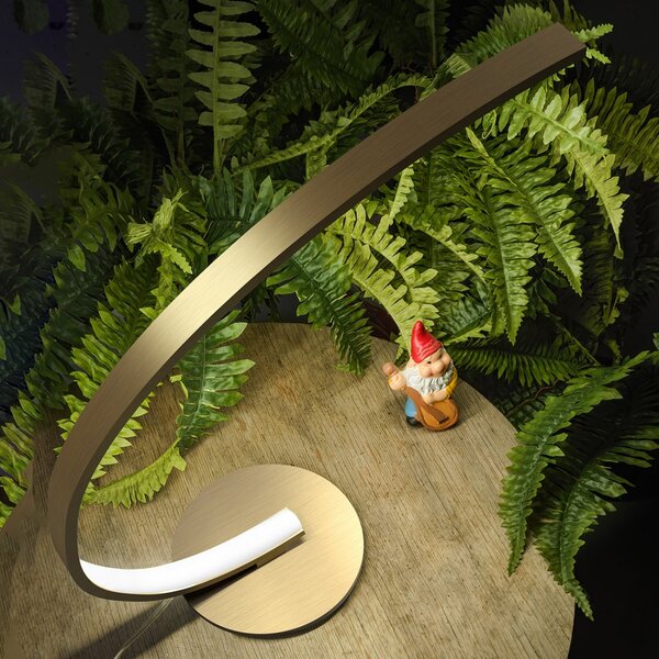 Abat-jour classica gea luce iole l o led dimmerabile alluminio lampada tavolo - Gea Luce