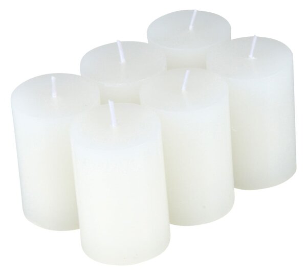 Candele in set da 6 pezzi tempo di combustione 6 h - Homéa