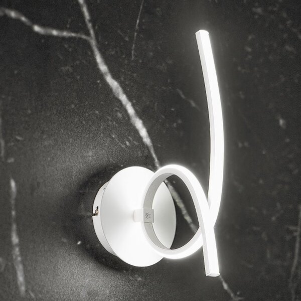 Applique moderno gea luce tosca p1 4000°k 15w led alluminio lampada parete soffitto - Gea Luce