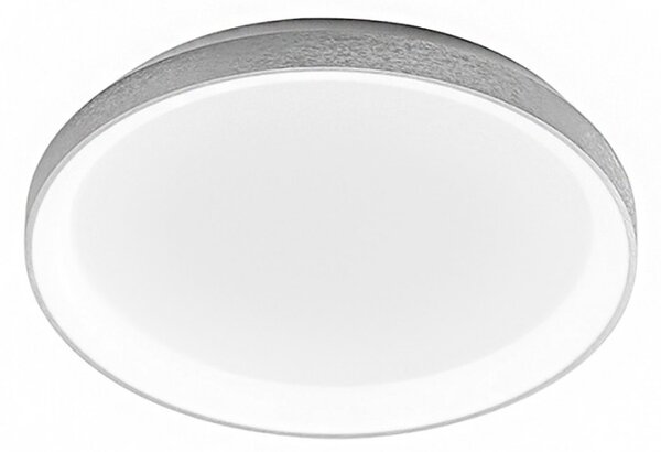 Plafoniera led gea luce krizia pm bi 38w 3000k 4000k alluminio bianco lampada soffitto - Gea Luce