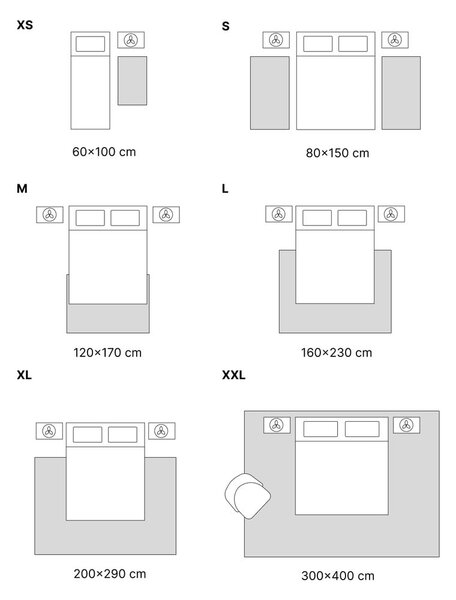 Tappeto crema 80x150 cm Montana Liso - Universal