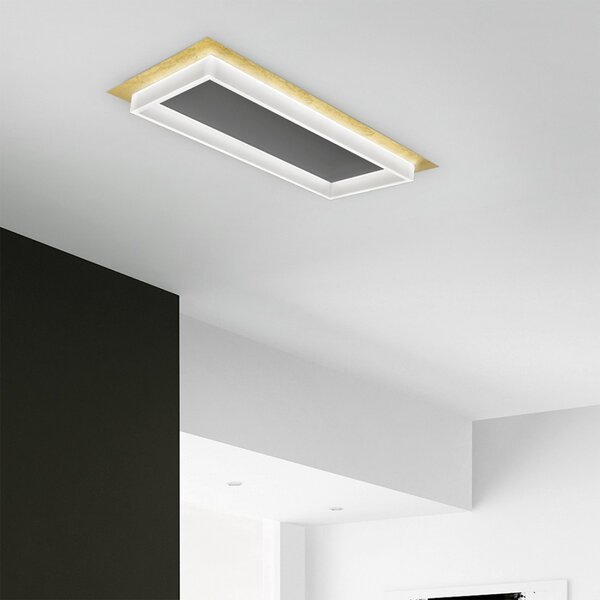 Plafoniera led promoingross square r50 gf ne switch lampada soffitto moderno - Promoingross