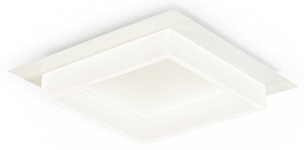 Plafoniera led promoingross square q35 wh switch lampada soffitto moderna - Promoingross