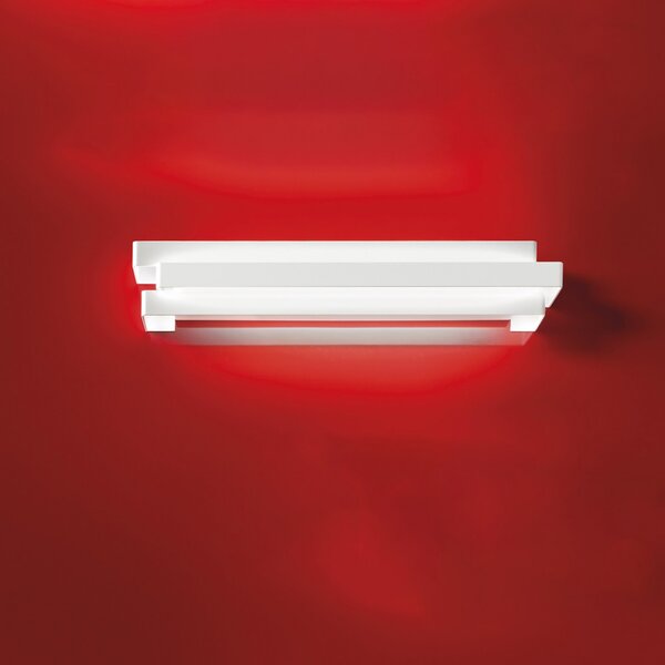 Applique moderno promoingross reflex a44 wh led metallo switch lampada parete - Promoingross