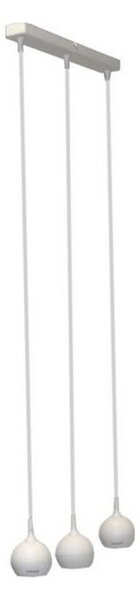 Lampadario a sospensione con filo COLM 3xGU10/30W/230V bianco
