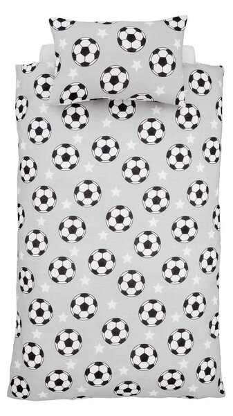 Biancheria da letto singola per bambini in flanella 135x200 cm Football Stars - Catherine Lansfield